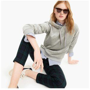 J. Crew Velour Hoodie sweatshirt size M